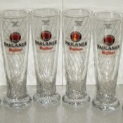 Paulaner Weizenbiergläser