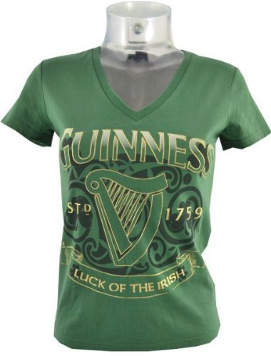 Guinness Damen T-Shirt grün 